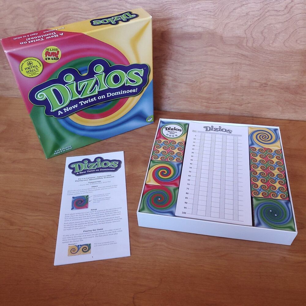 Dizios A New Twist On Dominos 2009 Complete Mindware Games Mensa Select